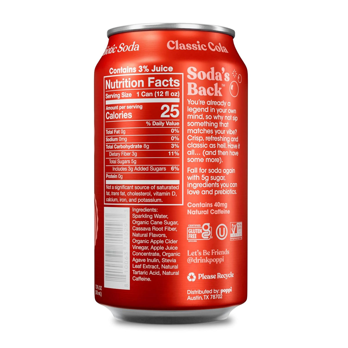 POPPI Classic Cola