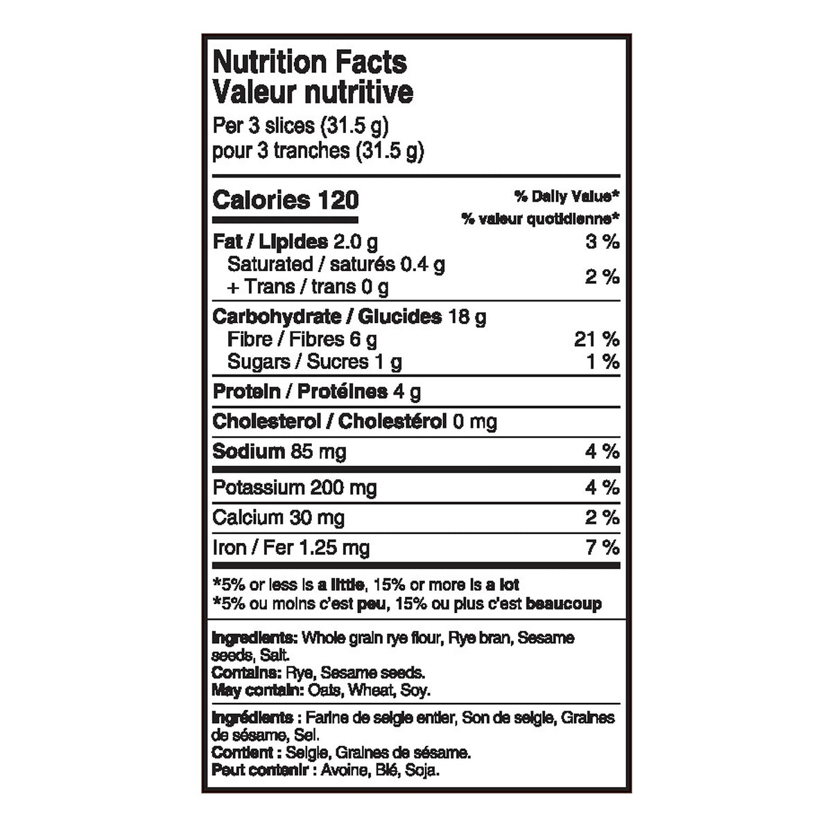 Ryvita Sesame Crunchy Rye Bread, 250gm