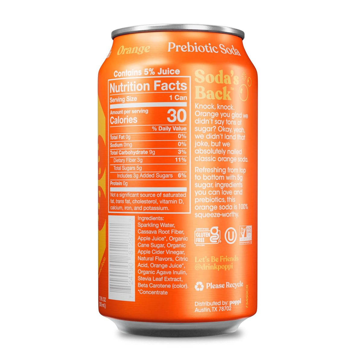 POPPI Orange Soda