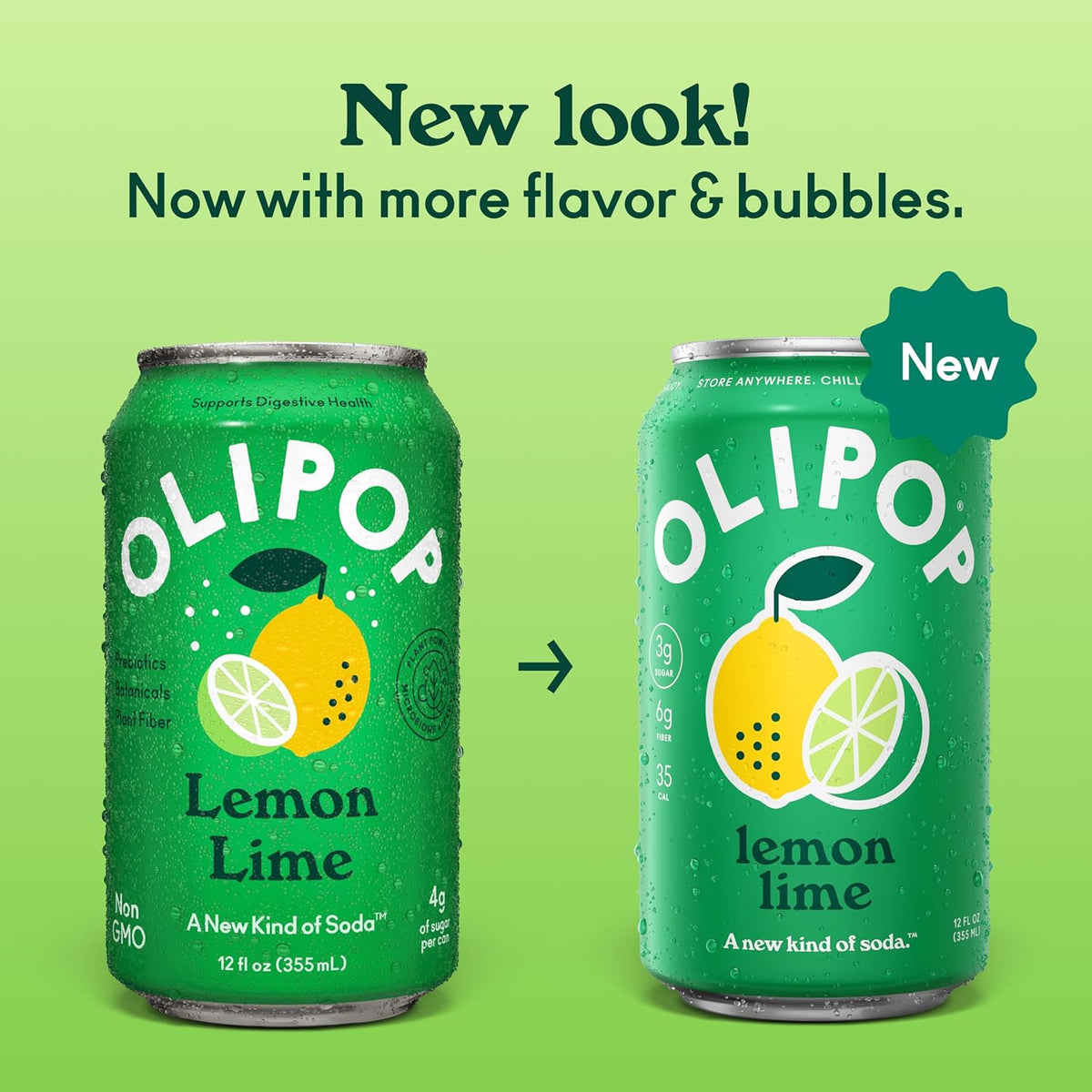 OLIPOP Lemon Lime Soda