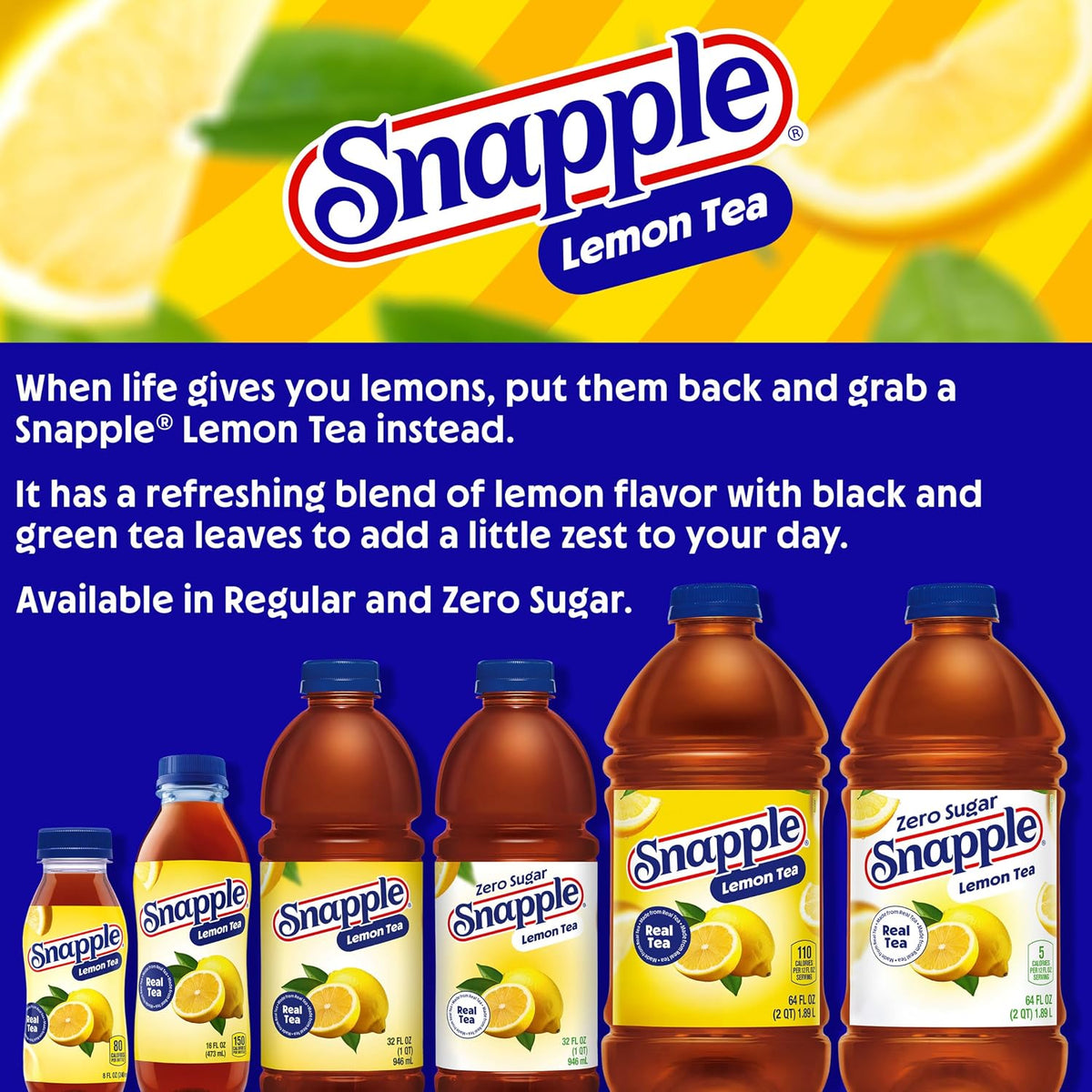 Snapple Lemon Iced Tea Zero Sugar