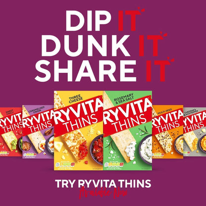 Ryvita Sesame Crunchy Rye Bread, 250gm