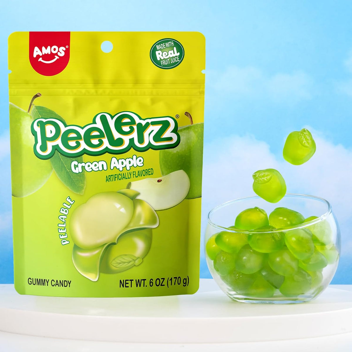 PEELERZ Green Apple Peelable Gummy Candy