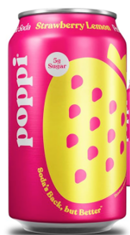 POPPI Strawberry Lemon Soda