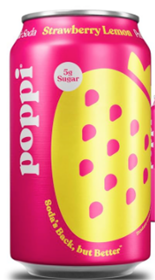 POPPI Strawberry Lemon Soda