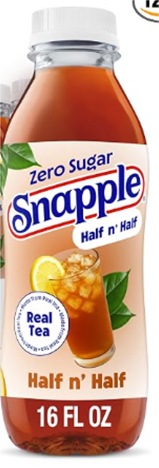 Snapple Half & Half Lemonade Iced Tea Zero Sugar